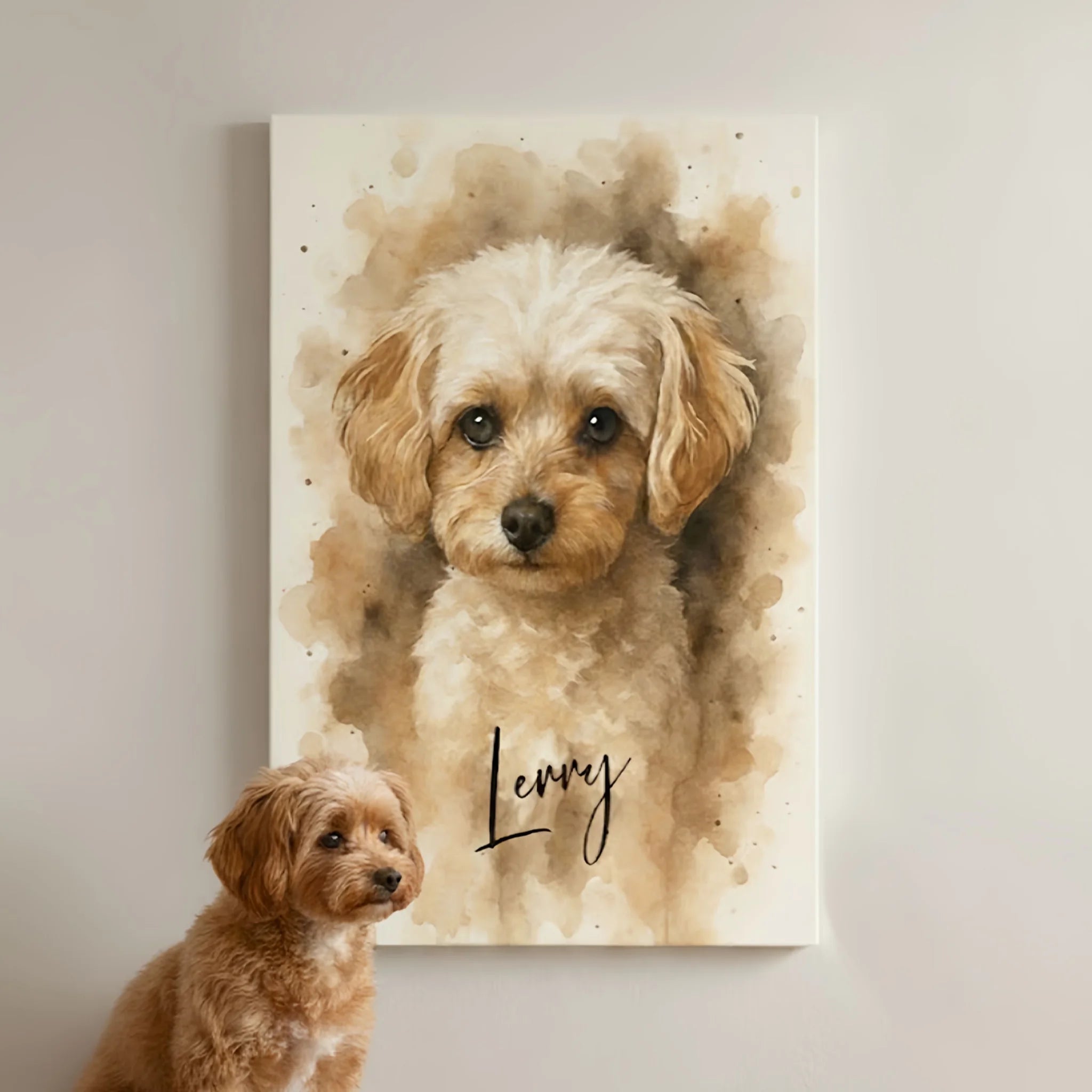 Portrait aquarelle personnalisé de votre animal