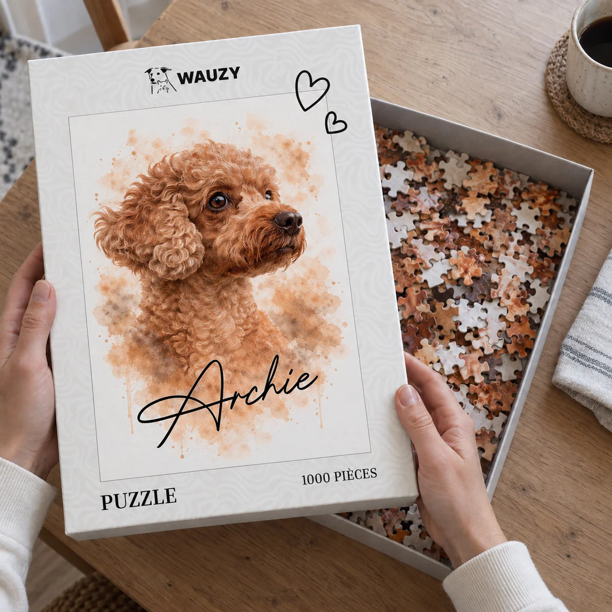 Puzzle personnalisé « Aquarelle »