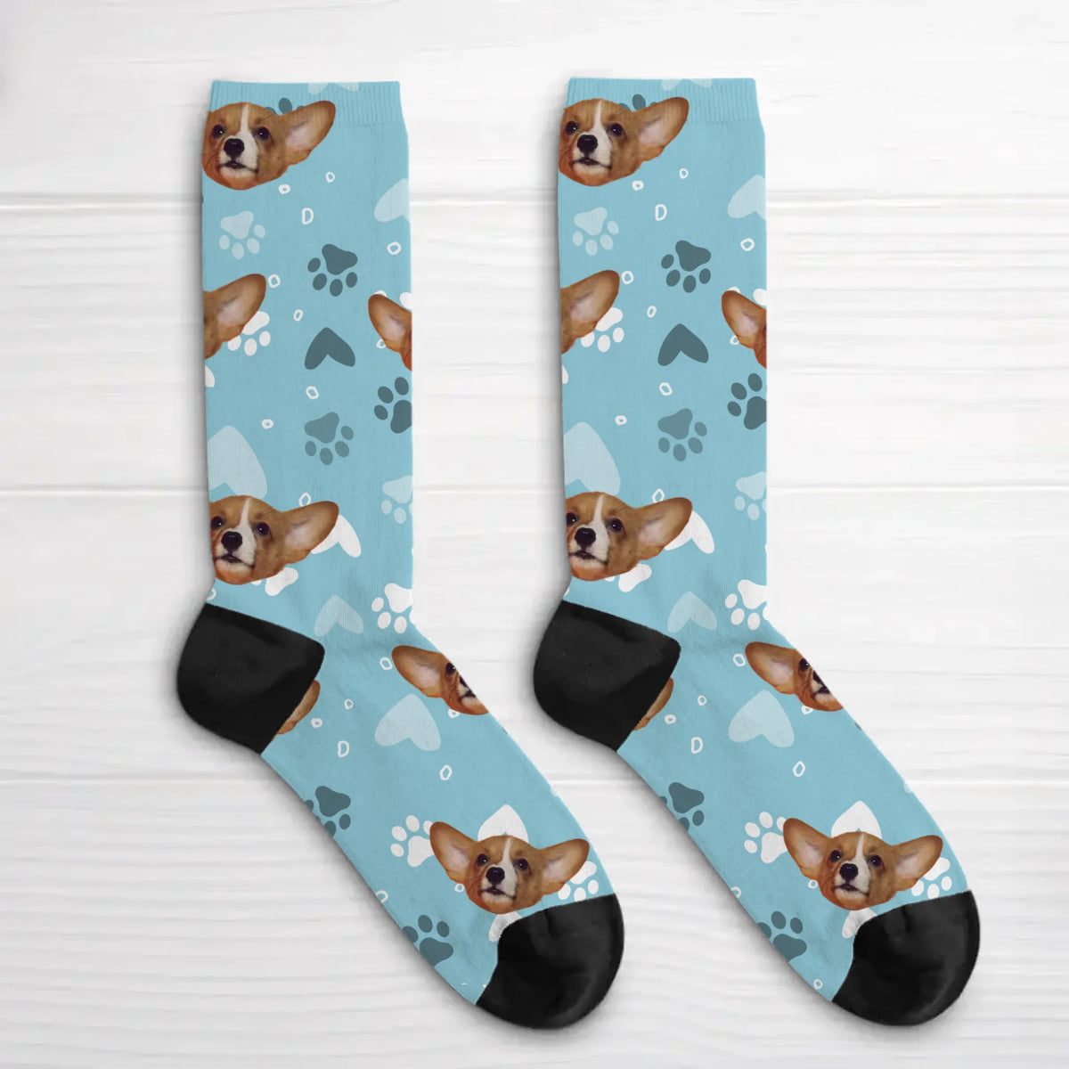 Chaussettes photo personnalisées