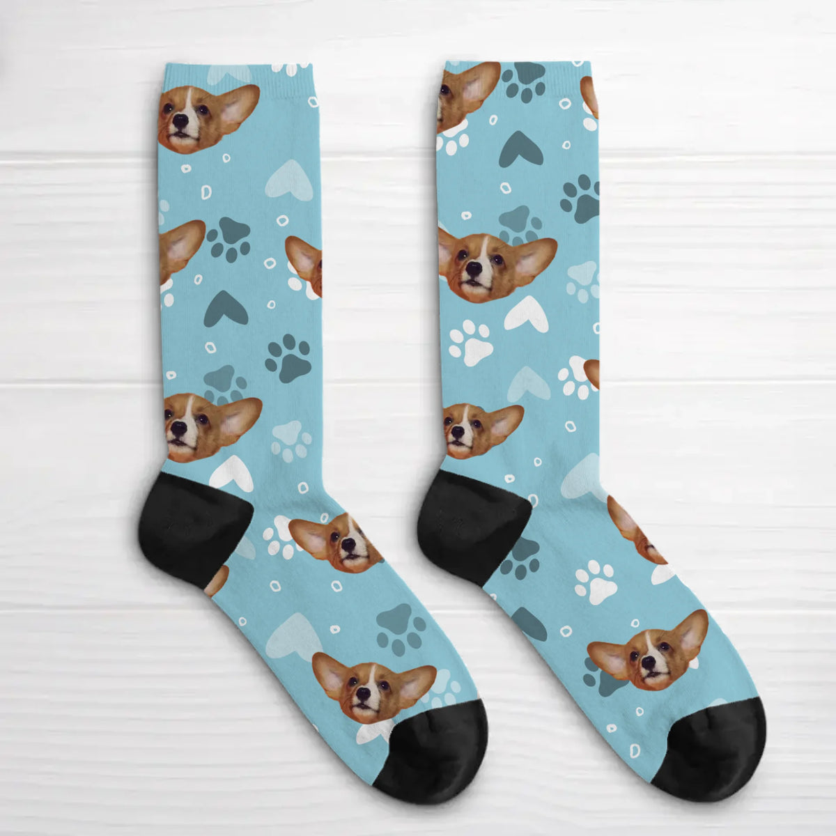 Chaussettes photo personnalisées