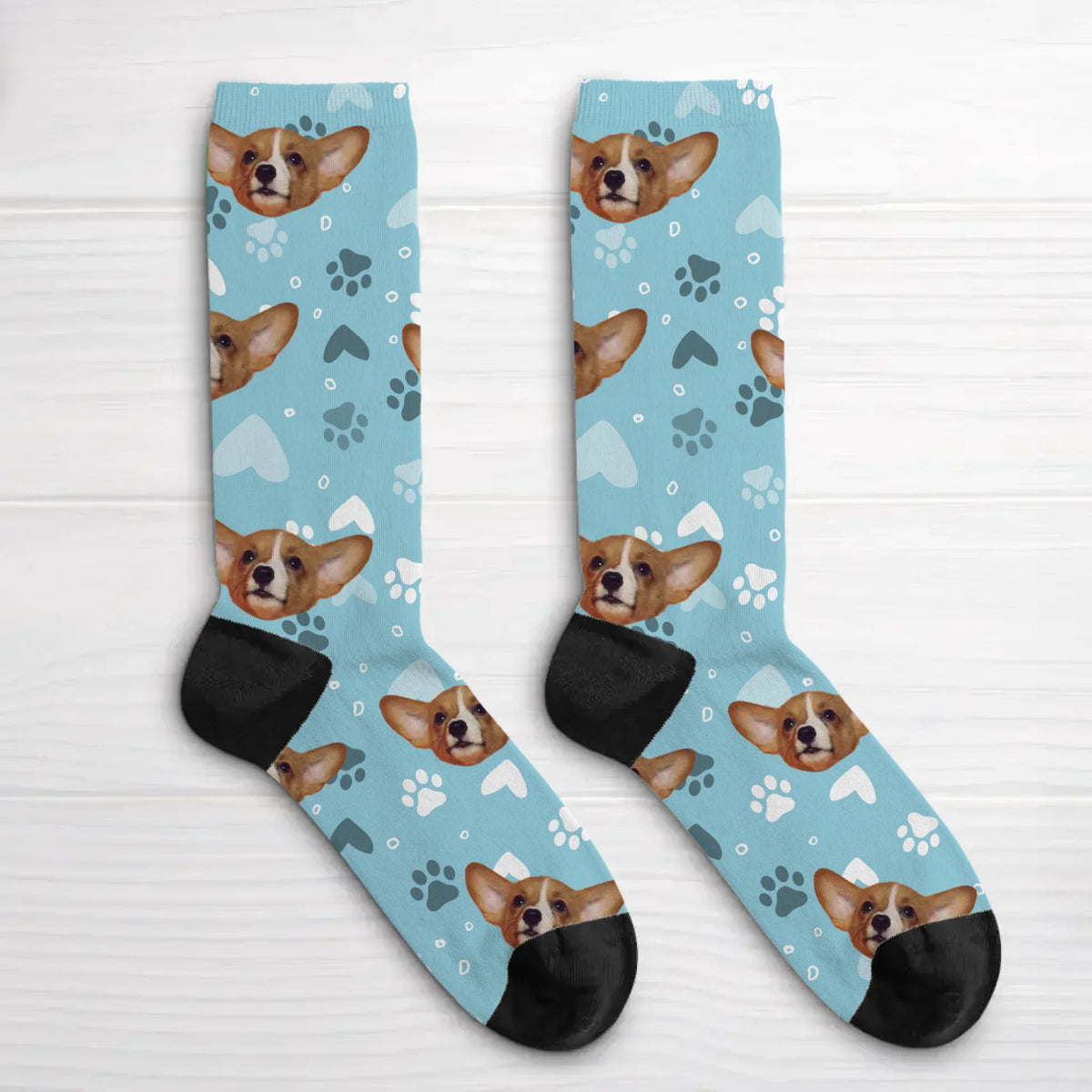 Chaussettes photo personnalisées